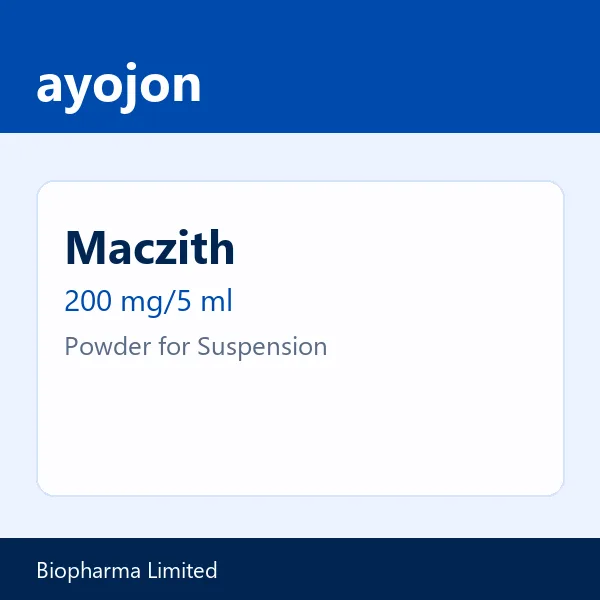 Maczith 200 mg/5 ml Powder for Suspension