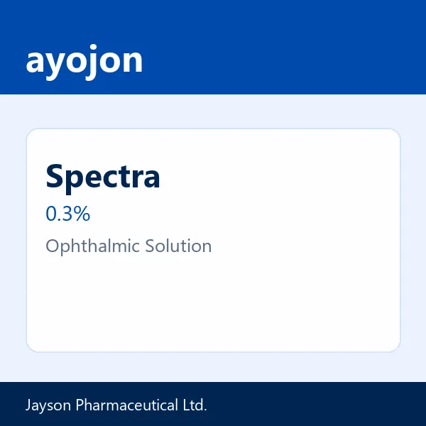 Spectra 0.3% Ophthalmic Solution