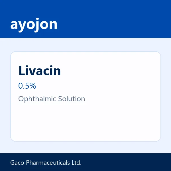 Livacin 0.5% Ophthalmic Solution